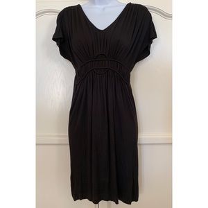 Jacob Short Sleeve Knit Black Dress